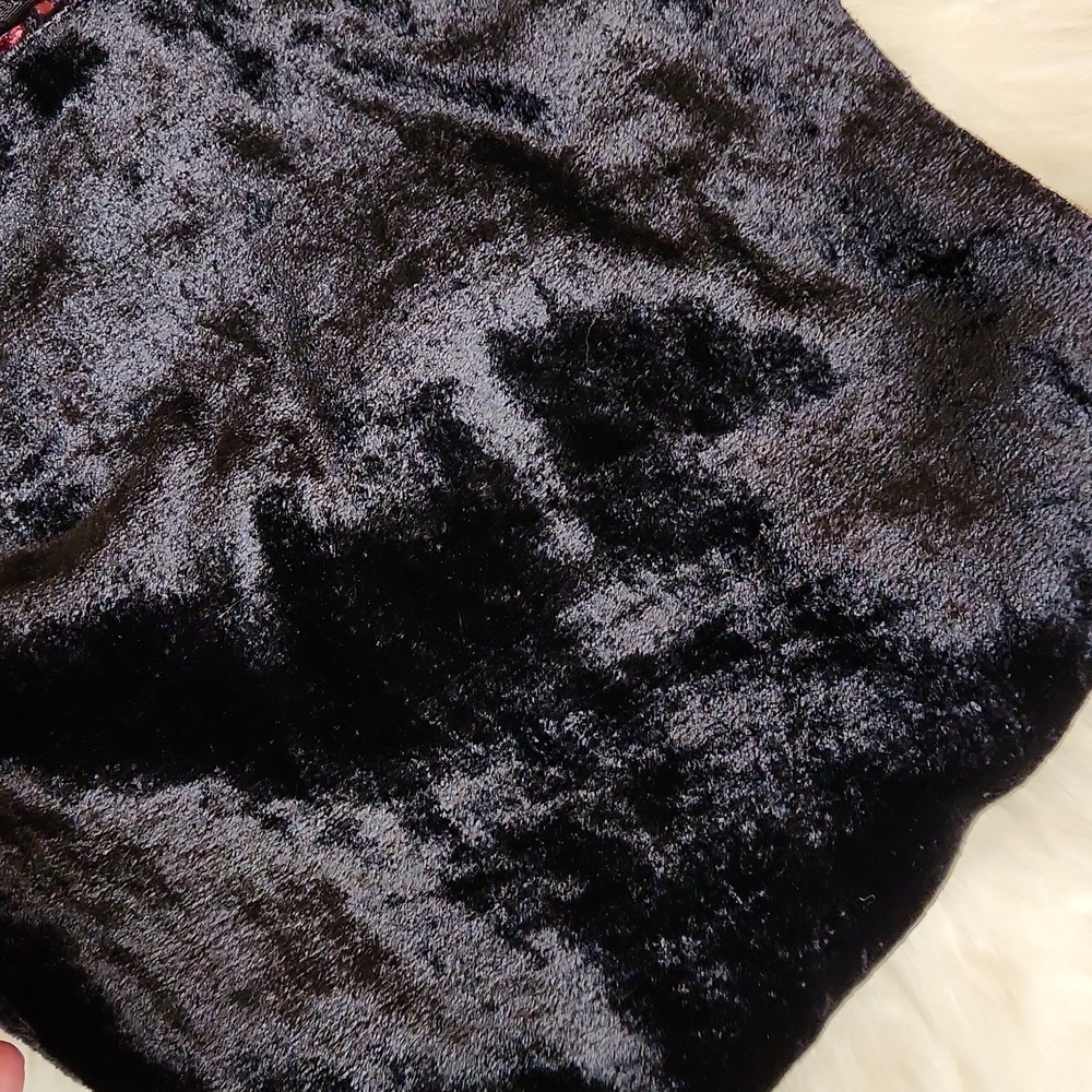Chico's Vintage Animal Print Patchwork Velour Scarf - Picture 6 of 7